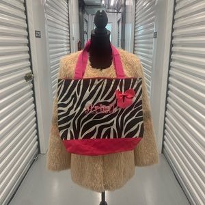 Large Tote 🦓 With Bow